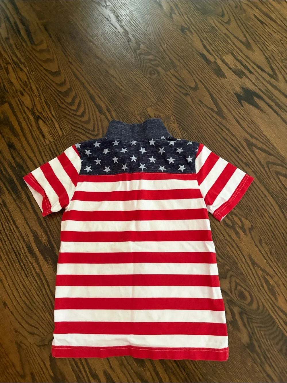 Gymboree Kids Red & White Striped Polo Shirt Sz8
